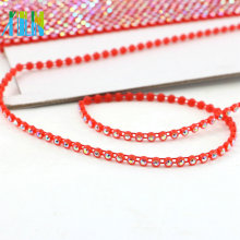 GBA019 Banding For Dresses Wholesale Chain Rhinestone Trim